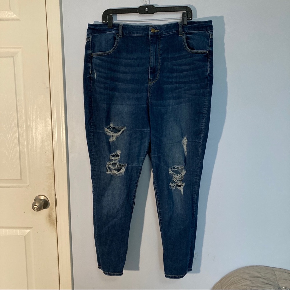 Ripped Curvy Super Hi-Rise Jegging